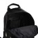 City backpack, textura made of artificial leather with zipper, outer pocket, black color