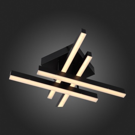 Ceiling Ceiling ST LUCE. SL933.402.04. Samento. 1x22 W, LED, 3000K/4000k/6000k, 50x50x15 cm, black color-10