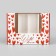 Box for eclaires with liners "with love", 20 x 15 x 5 cm