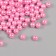A set of beads "Pearls" D 6 mm, 250 gr, bright pink