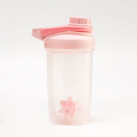 Shaker, 500 ml, series: Power, "Master K", 18.5 x 11 cm, pink