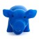 Grunting toy "cheerful pig" for dogs, 15 cm, blue