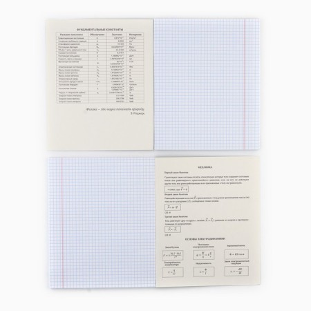 Subject notebook A5, 48 liters on the clip “Neon. Physics »Soft touch lamp, 3D varnish-2