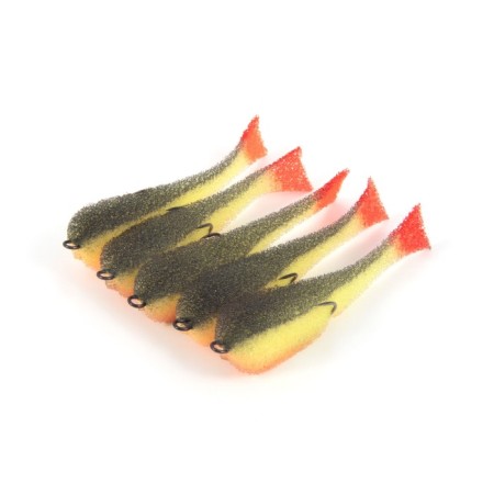 Yaman foamy fish on a double, 80 mm, color 19 UV, 5 pcs.-1