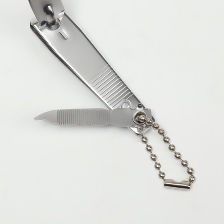 Kusachki-cannips are manicure, with a file, 5.5 cm, on a blister, with a chain, silver color-2