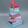 Set of boxes 10 in 1, gift packaging, “bright”, 12 x 7 x 4 - 32.5 x 20 x 12.5 cm