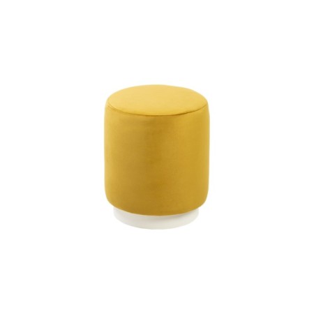 Puff Santal 390x390x460 gold velor/white support