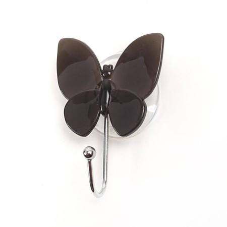 Hook on a vacuum suction cup "butterfly", color mix-5