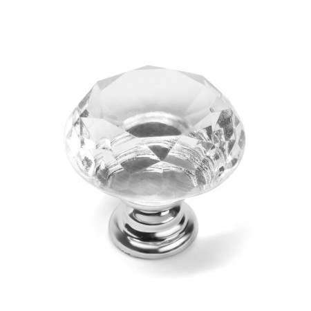 Handle button Cappio PK113, D = 30 mm, plastic, color chromium-1