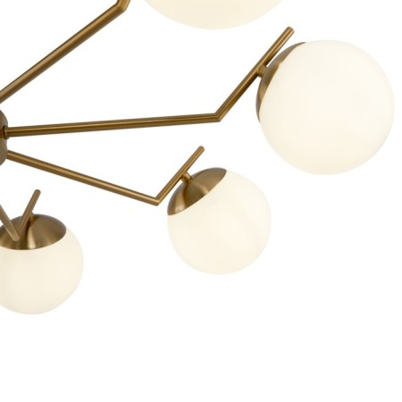 Charya Freya Fr5173PL-08BS MoonRock, 840x840x430 mm, E27, 8x60W, brass color-5