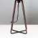 Barre table lamp E27 40W brown 20.5x20.5x38 cm Risalux