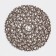 Serving napkin on the table "Dandelion", 38 × 38 cm, brown color