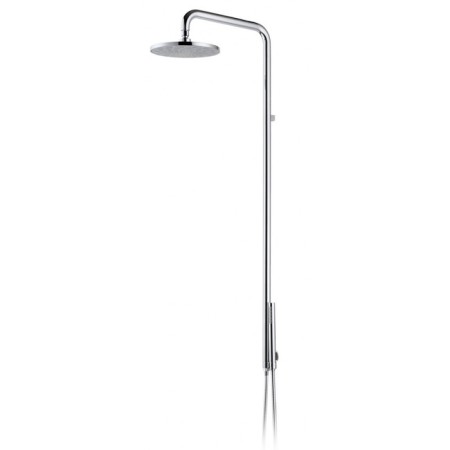 The shower system D&K DC1005505, for built -in mixers, tropical shower, brass, chrome