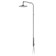 The shower system D&K DC1005505, for built -in mixers, tropical shower, brass, chrome