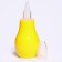 Children's nasal aspirator, with a cap, yellow color