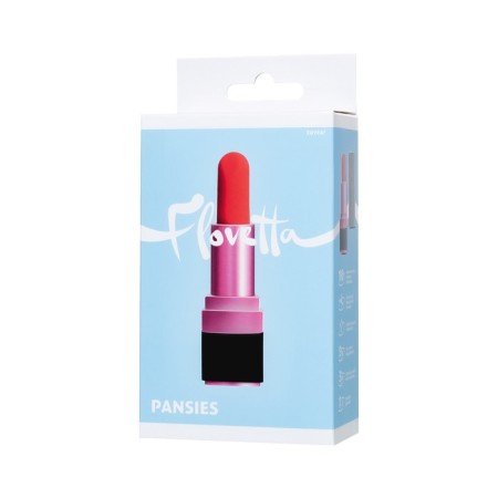 Minivibrator Flovetta by Toyfa Pansies, ABS plastic, Black color, 9 cm-12