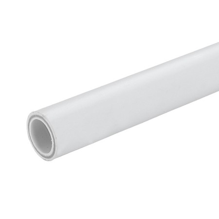 Polypropylene pipe "Roturplast" reinforced with fiberglass, D = 20 mm, PN25, 2 m