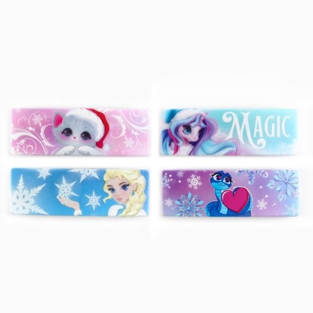 Hair hair clip "New Year Mix", 5.3 x 1.8 cm-1