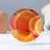 Decorative plate "Juicy orange", wall, D = 17.5 cm