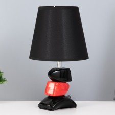 Disasia table lamp E14 40W Black-red 18x18x29 cm Risalux
