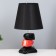 Disasia table lamp E14 40W Black-red 18x18x29 cm Risalux