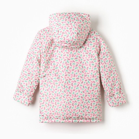 Jacket for girls, milk/paints, height 116-122 cm-10