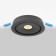 The built-in lamp Technical DL060-9W3-4-4-6K-B, LED, 9 W, 120x120x45 mm, 710 lm, black