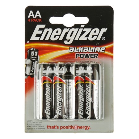 Battery alkalin Energizer Alkaline Power, AA, LR6-4BL, 1.5V, blister, 4 pcs.
