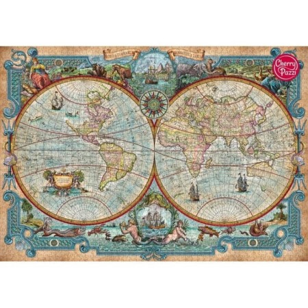 Puzzle "World of the World of Great Discoveries", 2000 elements-4
