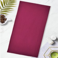 Waffle towel, col. prunes 30x60cm, 230 g/m, HL100%