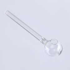 Smoking tube, 15 x 2.8 cm, glass