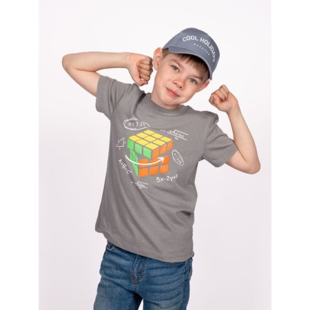 T -shirt for a boy, height 158 ​​cm, gray color-1