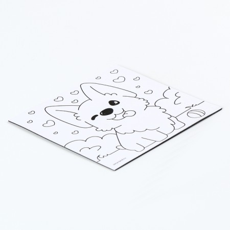 Magnet Coloring "Corgi", 10 × 10 cm-2