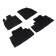 Rubber rugs with high side for Lexus RX IV, 2015-