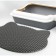 Rug for a bowl and a “face” tray, gray, 35x41.5 cm
