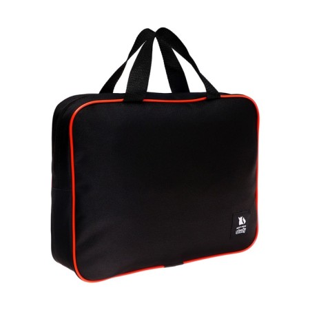 A4 notebook folder on lightning textiles 70mm 350 x 270 univ, black/orange "September 1"-1