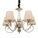Svetlana chandelier 5x60W E14 white 54x54x42cm SVK