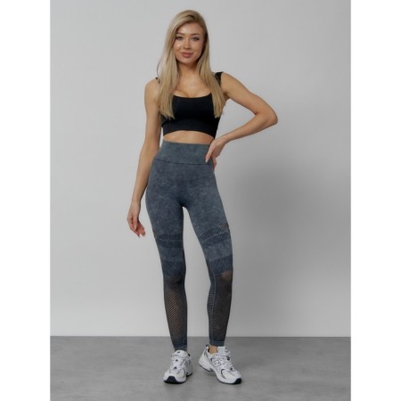 Femic fitness legins, size 46, dark gray color-16