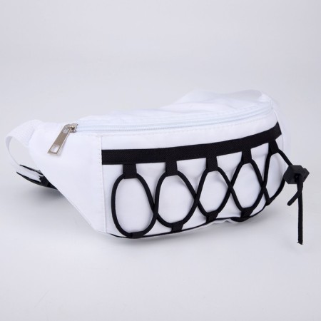 Board waist with lacing, white color-1