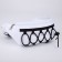 Board waist with lacing, white color