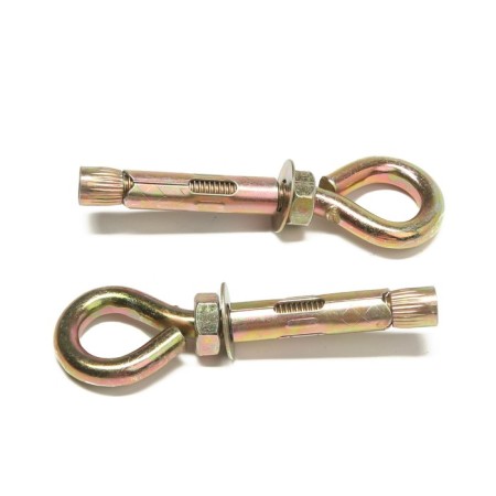 Anchor bolt of scrap, with a ring, galvanized, 10x50 mm, 55 pcs-1