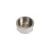 Zein plug, 3/4 ", internal carving, nickelly brass