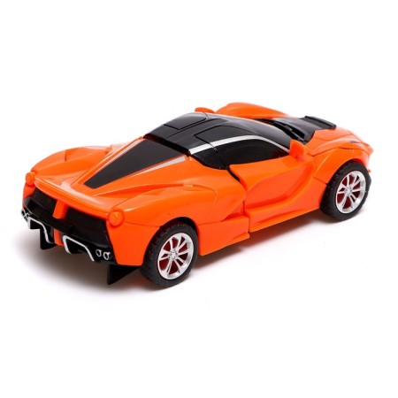 Inertial “sports car” robot, transforms in a collision, mixing color-13