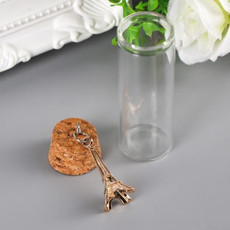 Decor for creativity Glass "A bottle with a cork - Eiffel Tower" 6x2x2 cm-1