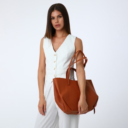 Female bag on a magnet, redhead-1