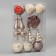 A set of jewelry plastic 13 pcs "Excess holiday" White gold