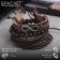 Bracelet Skin "Infinity", brown color, d = 7.5 cm