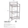 Floor rack UNISTOR CAGLIARI, 3 tier