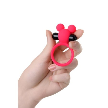 Vibrocolor on the penis Toyfa A-Toys, silicone, pink color, d = 3.1 cm-3
