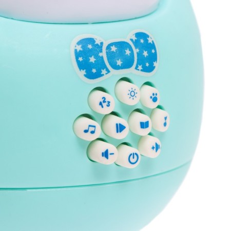 Musical Nevalyashka "Sweet Bunny", Sound, Light, Blue Color-2